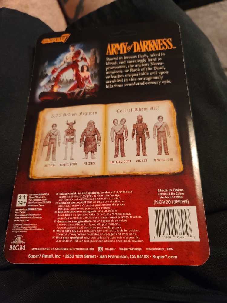 Army Of Darkness: Deadite Scout - Super 7 (ReAction Figures) action figure collectible [Barcode 811169038953] - Main Image 3