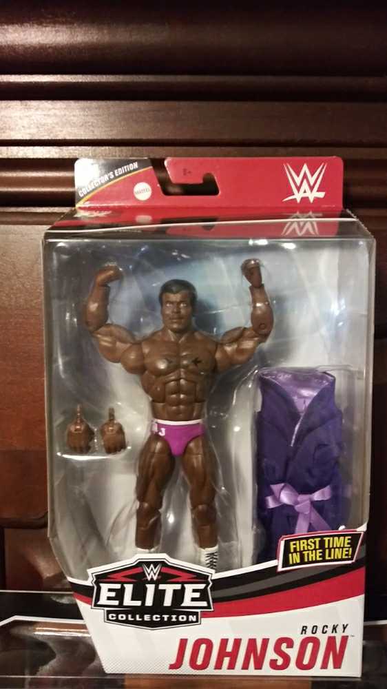 Rocky Johnson - Mattel (WWE TRUE FX) action figure collectible [Barcode 82197797] - Main Image 1