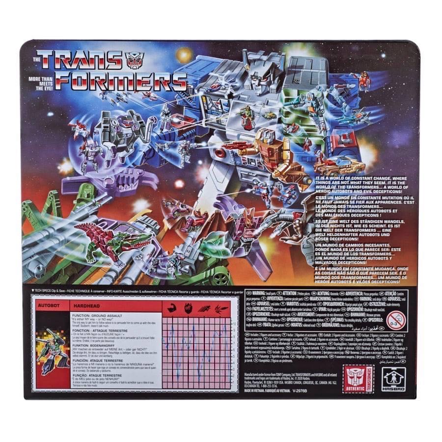 Hardhead & Duros Headmasters  - Hasbro (Transformers Headmasters G1 Retro) action figure collectible [Barcode 5010993797561] - Main Image 2