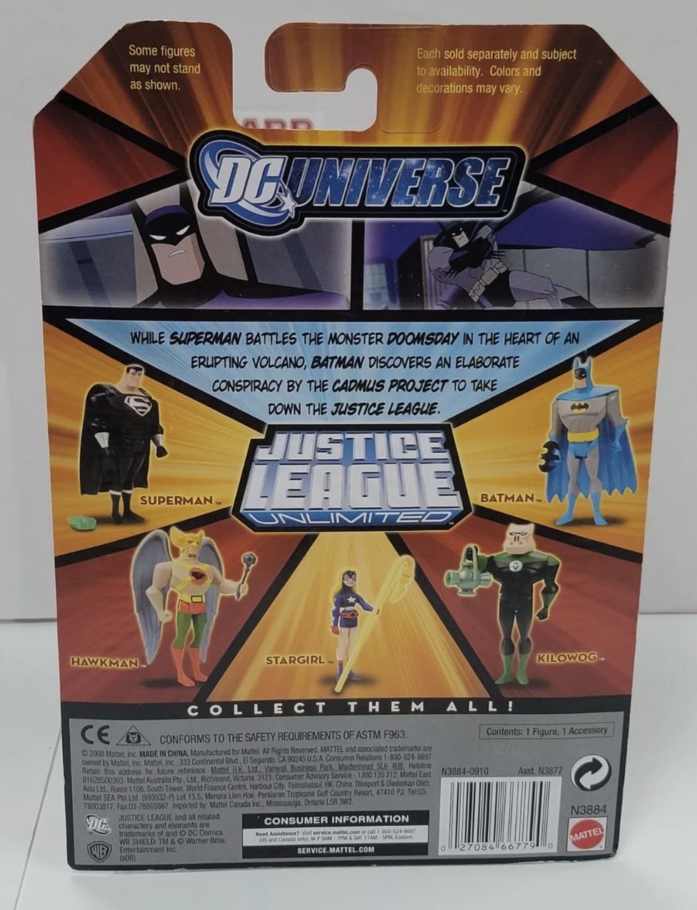 JLU Batman 70s - Mattel (Justice League Animated) action figure collectible [Barcode 027084667790] - Main Image 2