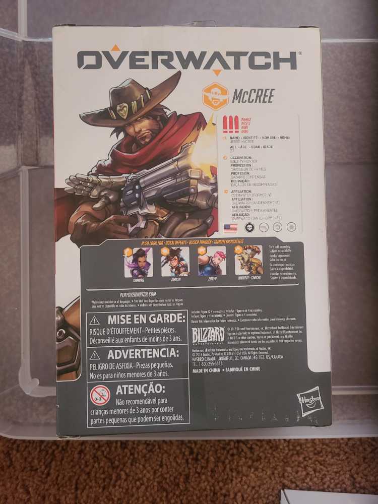 McCree - Hasbro (Overwatch) action figure collectible [Barcode 630509840373] - Main Image 3