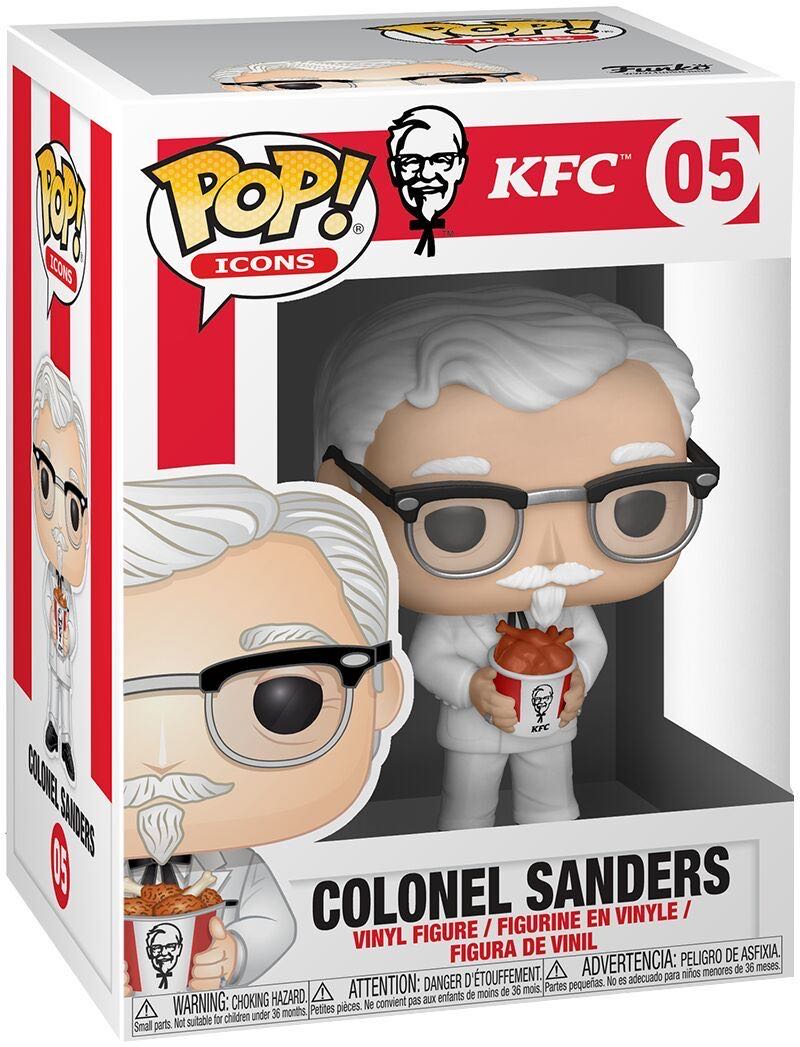 Funko Colonel Sanders (KFC) 05 Solto  action figure collectible [Barcode 889698368025] - Main Image 2