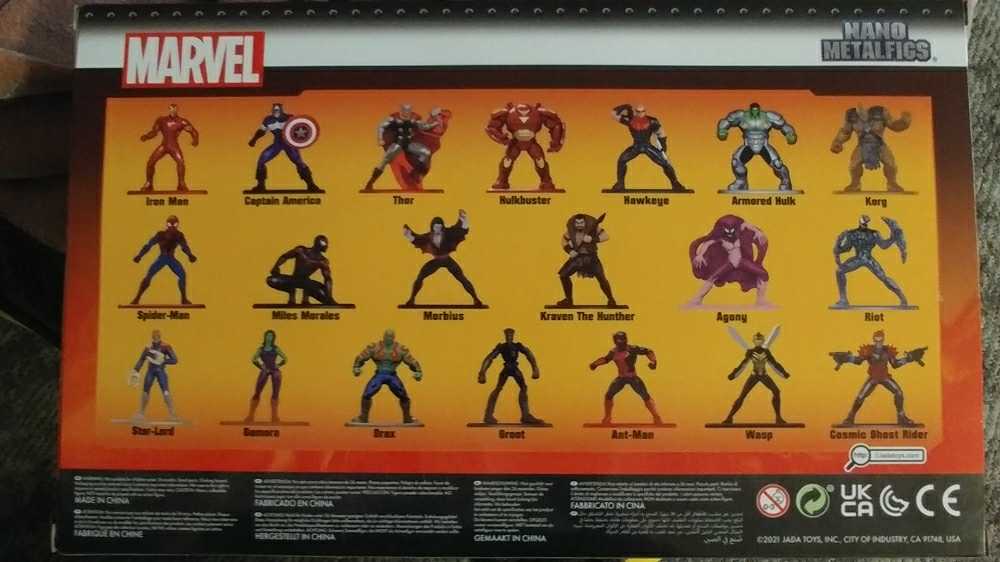 Jada (Marvel Spider-Man) NANO METALFIGS: 18-Pack Figure Collector’s Set - JADA TOYS, Inc. (Marvel Spider-Man NANO Metalfigs) action figure collectible [Barcode 801310307694] - Main Image 2