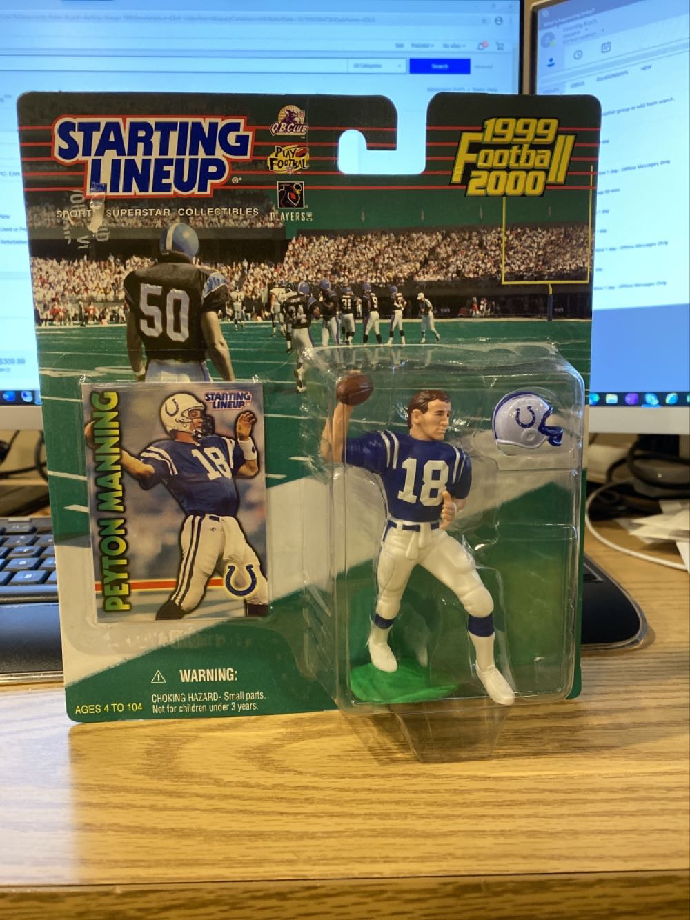 Starting Lineup Peyton Manning Indianapolis Colts - STARTING LINEUP action figure collectible [Barcode 076930721292] - Main Image 2