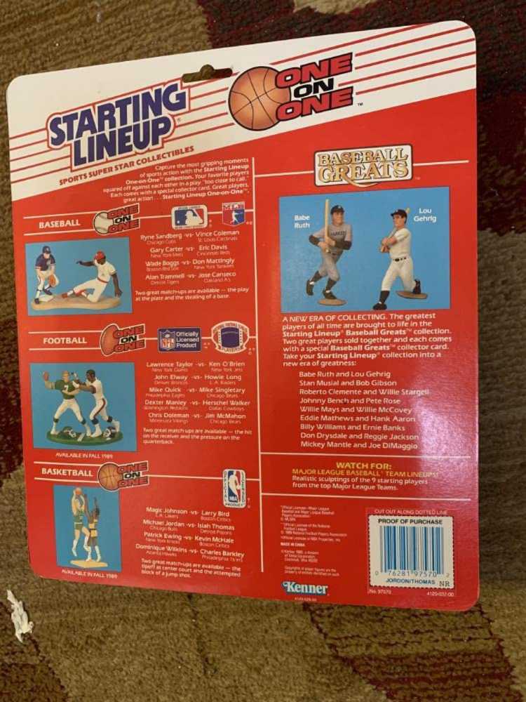 Kenner Starting Lineup Michael Jordan 1989 Kenner  action figure collectible [Barcode 076281678368] - Main Image 4