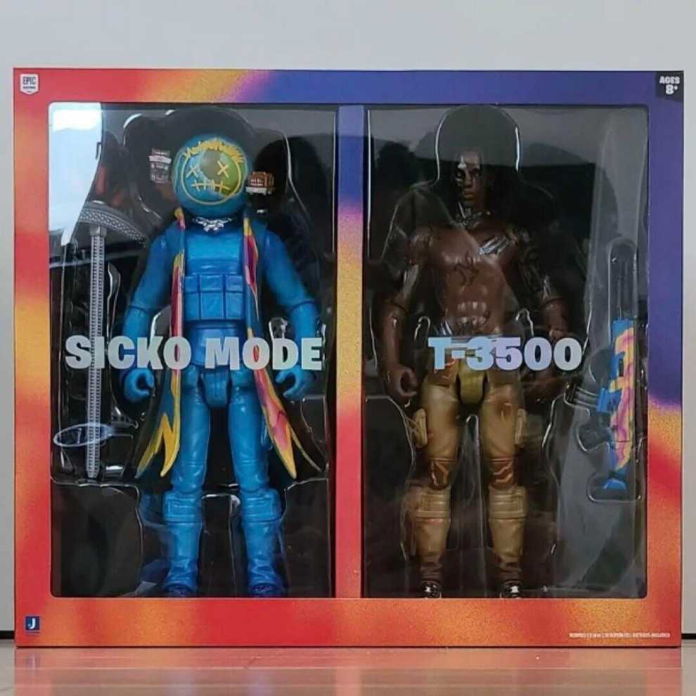 Fortnite: 12” (Travis Scott) (Sicko Mode & T-3500) - Jazwares (Fortnite) action figure collectible [Barcode 191726388753] - Main Image 2