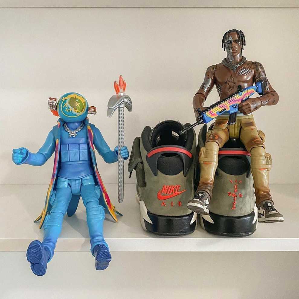 Fortnite: 12” (Travis Scott) (Sicko Mode & T-3500) - Jazwares (Fortnite) action figure collectible [Barcode 191726388753] - Main Image 3