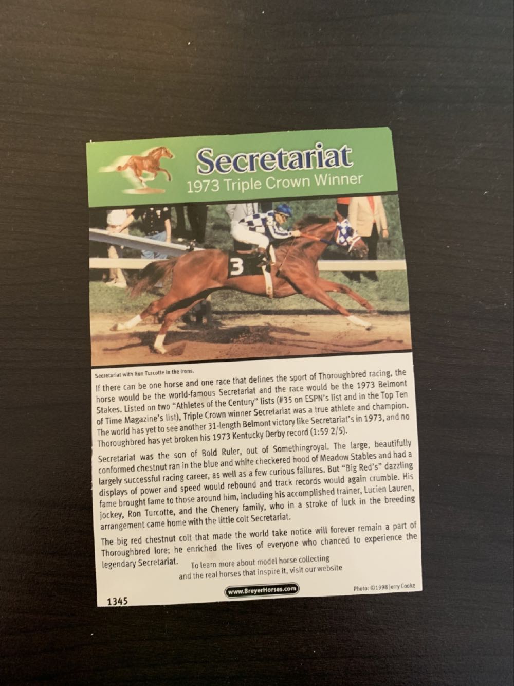 Secretariat  action figure collectible - Main Image 3