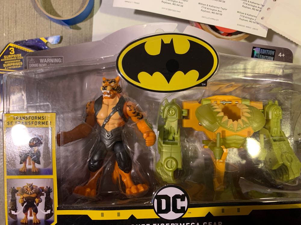 Spin Master Bronze Tiger Mega Gear  action figure collectible - Main Image 1