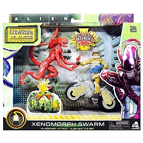 Xenomorph Alien Runner & Weyland-Yutani Enforcer w/ Planetary Rover Bike - Lanard Toys (Alien) action figure collectible [Barcode 048242313045] - Main Image 1