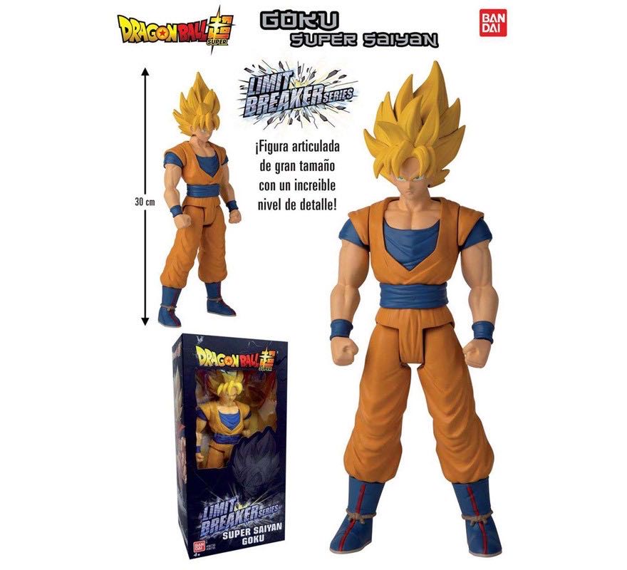 Dragon Stars Limit Breaker Series - Super Saiyan Goku - Ban Dai (Dragon Stars) action figure collectible [Barcode 045557367350] - Main Image 2