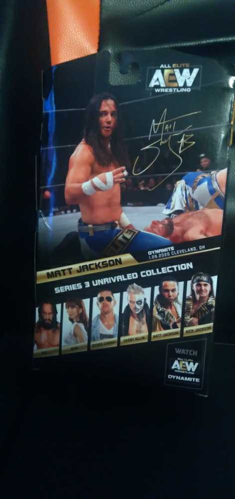Matt Jackson Unrivaled Series 3 #23 - Jazwares (AEW Unrivaled) action figure collectible [Barcode 191726377160] - Main Image 3