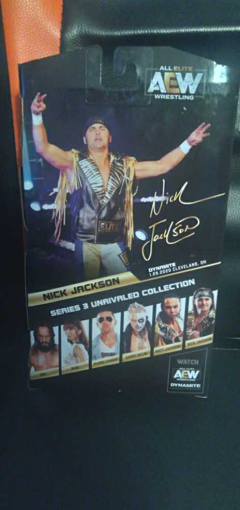Nick Jackson - Unrivaled Collection - Series 3 - Jazwares (AEW Unrivaled Collection Series 3) action figure collectible [Barcode 191726377207] - Main Image 3