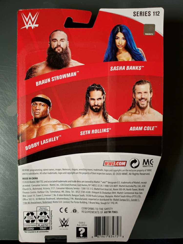 Sasha Banks - Mattel Wwe (WWE Wrestling) action figure collectible [Barcode 887961834758] - Main Image 2