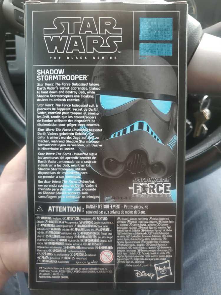 GS Shadow Stormtrooper  - Hasbro action figure collectible [Barcode 4072963689680] - Main Image 2