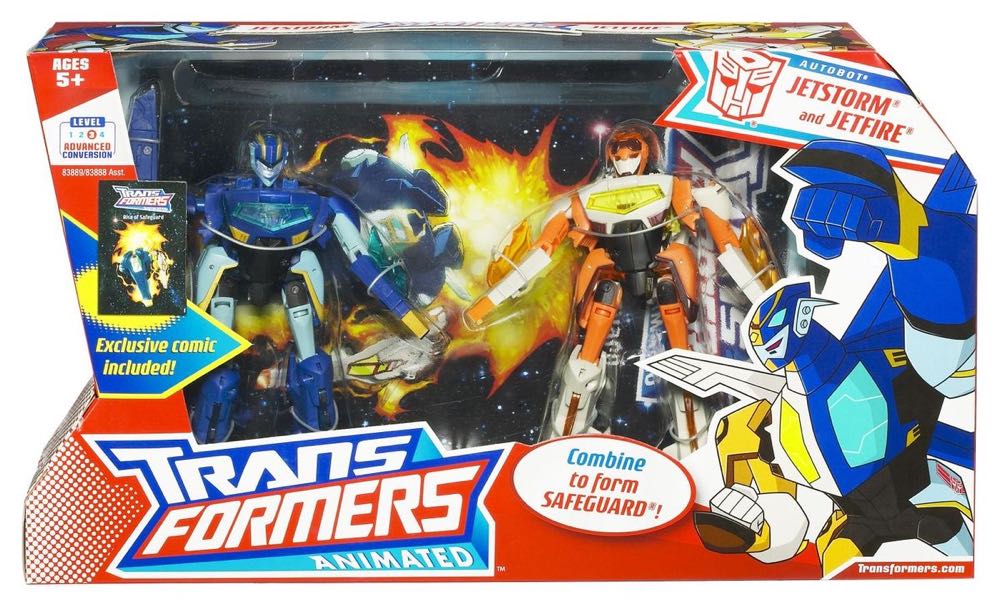 Animated Jetfire And Jetstorm - Hasbro (Transformers Animated) action figure collectible - Main Image 1