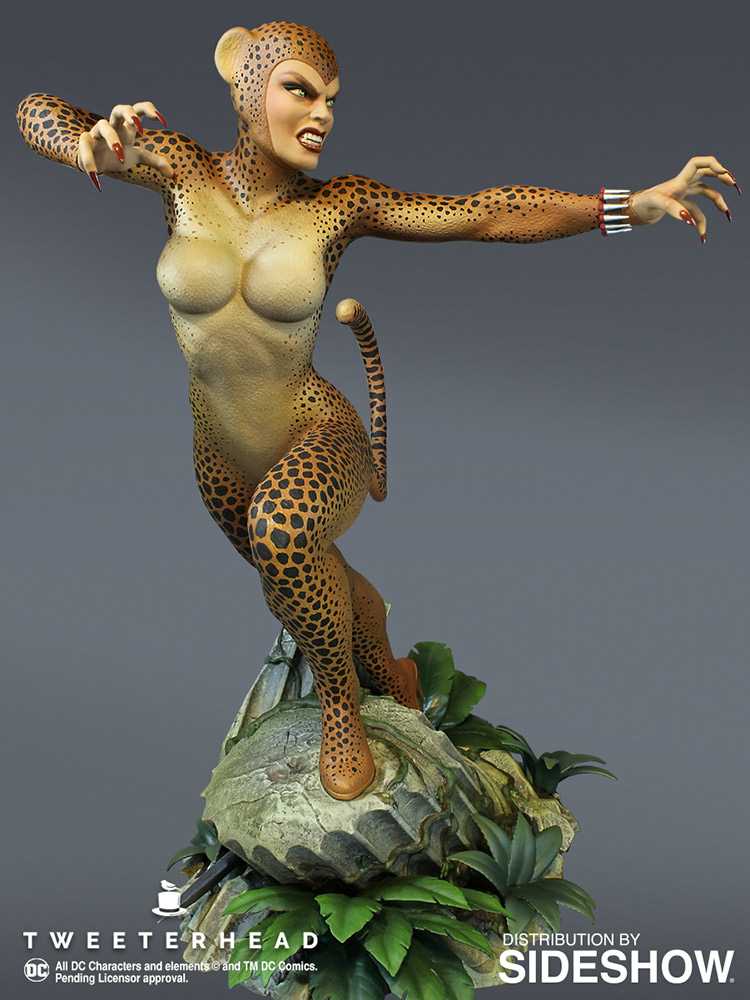 Cheetah, DC Super Powers Maquette (1:6) - Tweeterhead (DC Super Powers) action figure collectible - Main Image 3