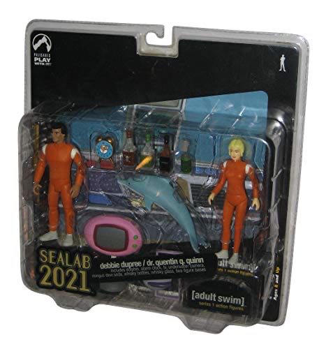 Sealab 2021: Debbie Dupree & Dr. Quentin Q. Quinn ...  ([adult swim]) action figure collectible [Barcode 666620112501] - Main Image 1