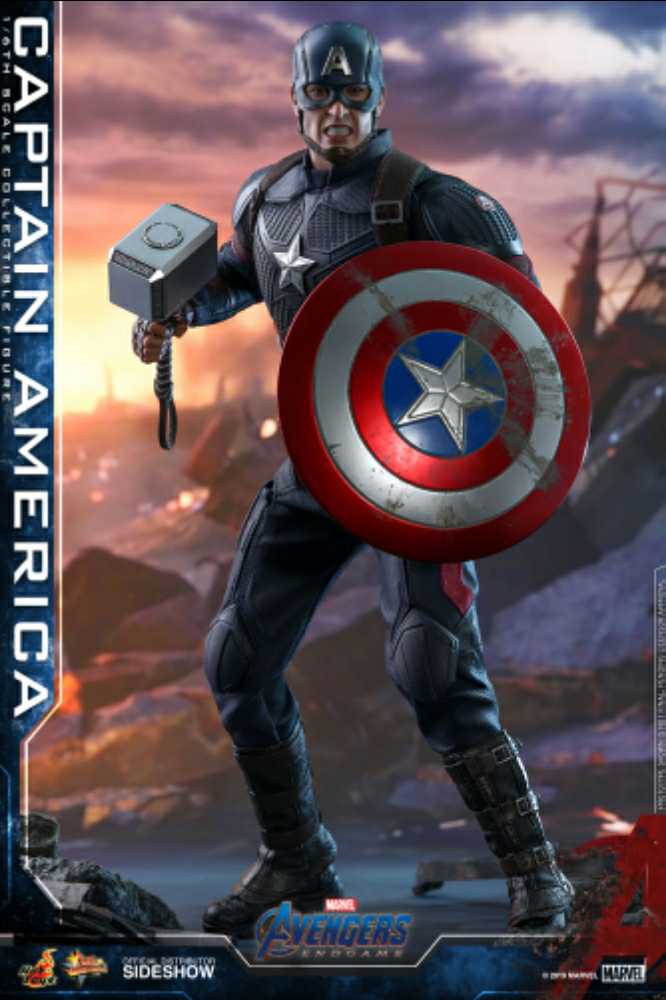 Captain America, Avengers: Endgame (MMS526) - Hot Toys (Avengers: Endgame (2019)) action figure collectible - Main Image 3
