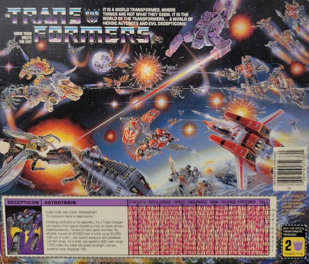 Astrotrain 1st Triple Changer Boxed - Hasbro (1985) action figure collectible - Main Image 4