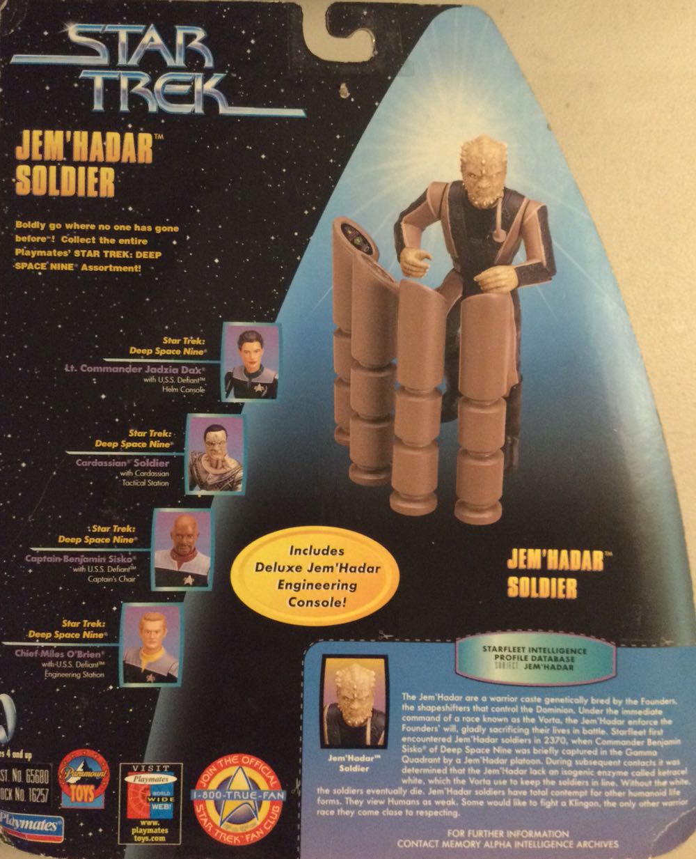 Jem’Hadar Soldier - Star Trek: Deep Space Nine Warm Factor Series 2 - Playmates Toys (Star Trek Deep Space Nine) action figure collectible [Barcode 043377162575] - Main Image 2