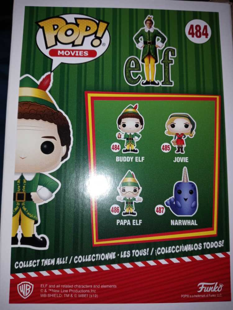 Elf: Buddy #484 - Funko (Elf) (Elf) action figure collectible [Barcode 889698213806] - Main Image 2