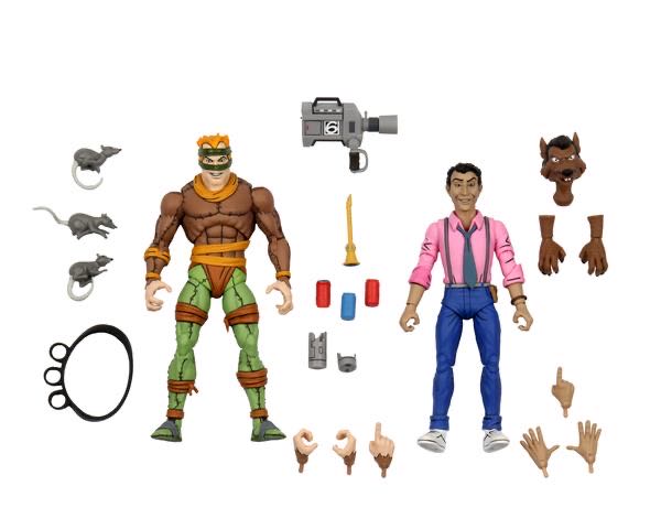 Neca TMNT Rat King vs.Vernon - Neca/Reel Toys (Teenage Mutant Ninja Turtles) action figure collectible [Barcode 634482541623] - Main Image 4