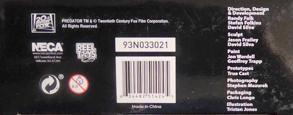 Predator: Predator 2: Stalker Predator (Lost Tribe} Ultimate - Neca/Reel Toys (Sc-fi, Horror) action figure collectible [Barcode 634482514245] - Main Image 4