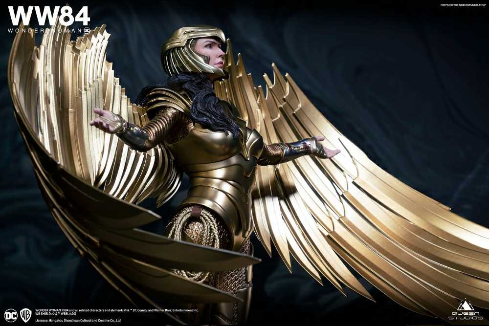 Wonder Woman, Golden Eagle Armor, Wonder Woman 1984 (Premium Edition) - Queen Studios (Wonder Woman 1984 (2020)) action figure collectible - Main Image 4