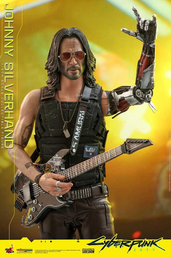 Johnny Silverhand, Cyberpunk 2077 (VGM47) - Hot Toys (Cyberpunk 2077 (2020)) action figure collectible - Main Image 4