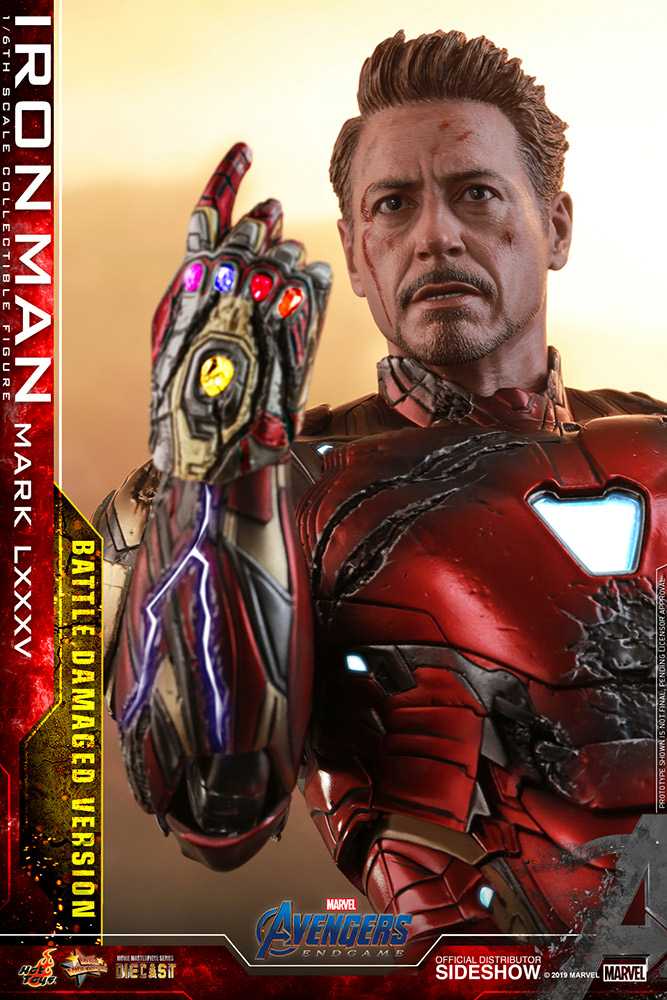 Iron Man, Mark LXXXV (Battle Damaged Version), Special Edition, Avengers: Endgame (MMS196) - Hot Toys (Avengers: Endgame (2019)) action figure collectible - Main Image 2