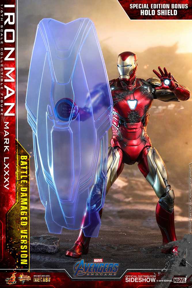 Iron Man, Mark LXXXV (Battle Damaged Version), Special Edition, Avengers: Endgame (MMS196) - Hot Toys (Avengers: Endgame (2019)) action figure collectible - Main Image 3