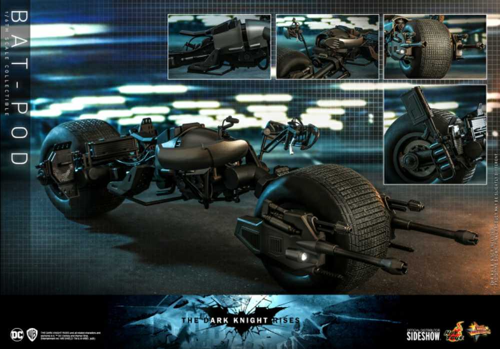 Bat-Pod, The Dark Knight Rises (1:6) - Hot Toys (The Dark Knight Rises (2012)) action figure collectible - Main Image 4