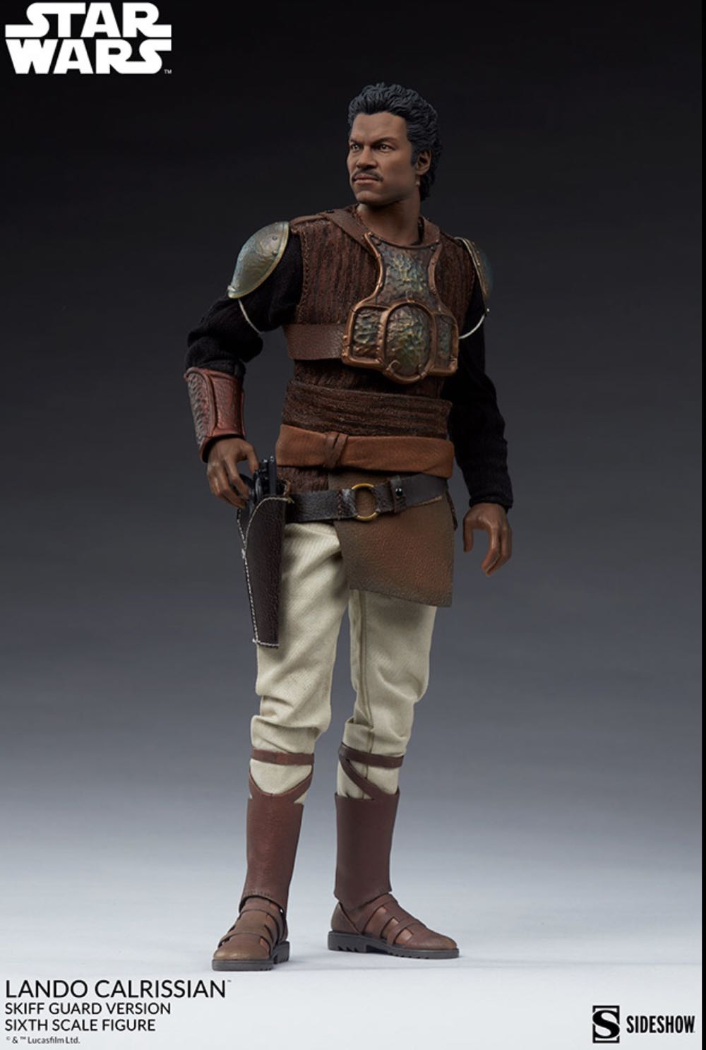 Lando Calrissian (Skiff Guard) - Sideshow Collectibles (Star Wars: Episode VI - Return Of The Jedi) action figure collectible [Barcode 747720237650] - Main Image 3