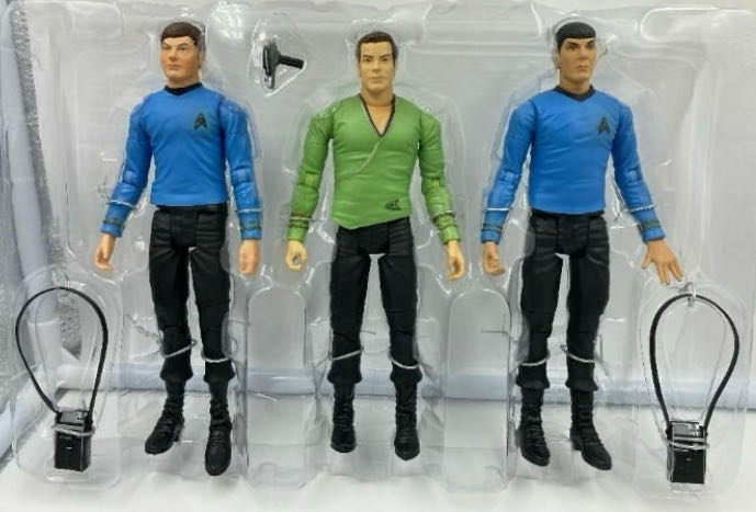 Captain James T. Kirk, Mr. Spock And Dr. Leonard McCoy - Art Asylum (Star Trek TOS) action figure collectible - Main Image 3