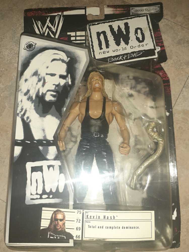 nWo Back & Bad Keven Nash - Jakks Pacific WWE action figure collectible [Barcode 039897914008] - Main Image 1