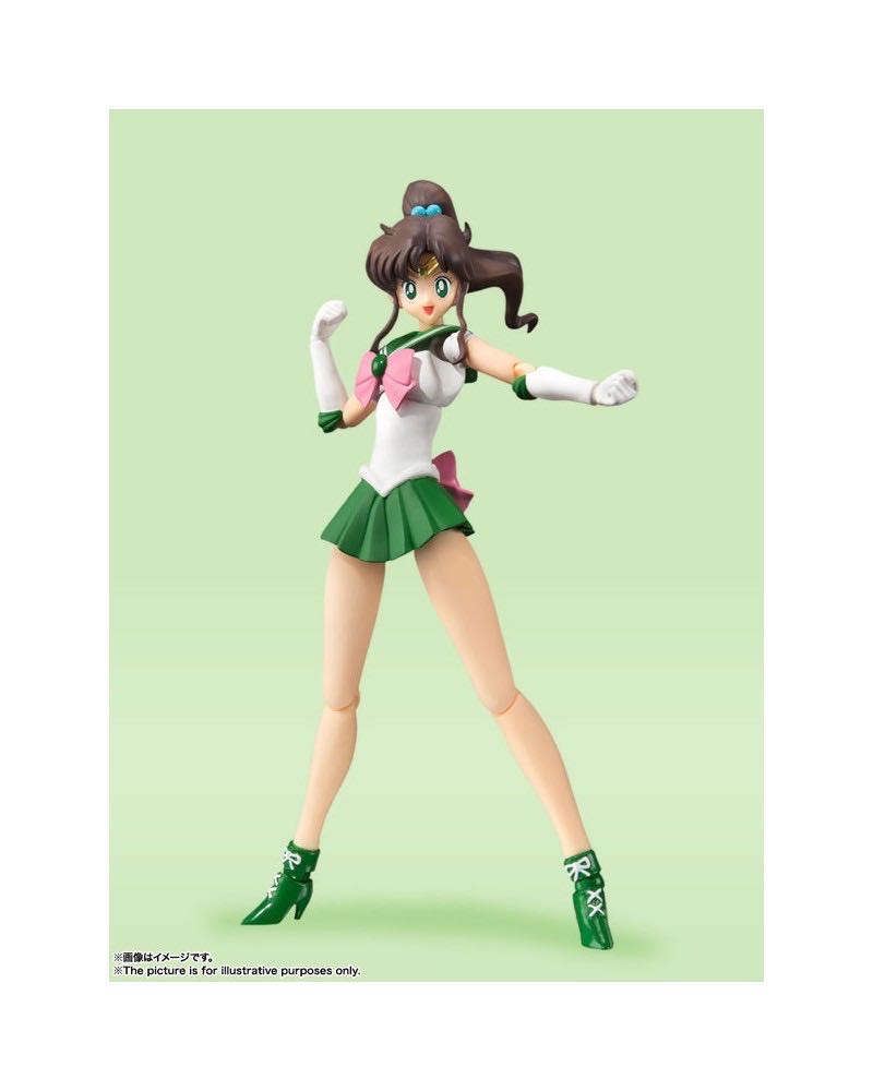 Sailor Jupiter Animation Color Edition Pretty Guardian Sailor Moon Bandai S.H. Figuarts - Tamashii Nations (Sailor Moon) action figure collectible [Barcode 4573102596017] - Main Image 2