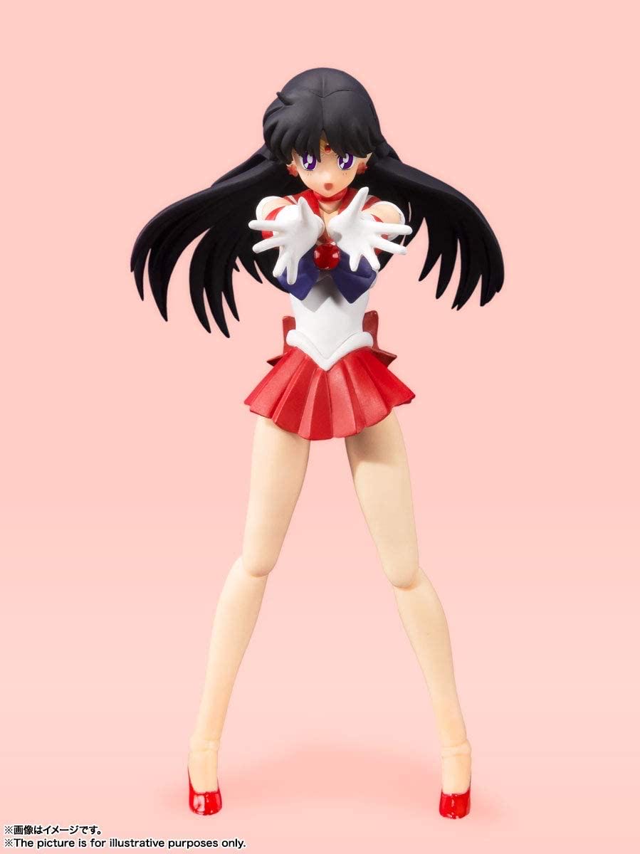 Sailor Mars Animation Color Edition Pretty Guardian Sailor Moon Bandai S.H. Figuarts - Tamashii Nations (Sailor Moon) action figure collectible [Barcode 4573102596000] - Main Image 2