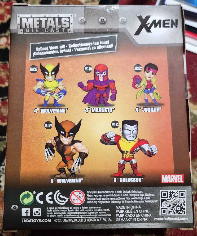 Jada Die-cast Metal Logan Wolverine M239 Lootcrate Exclusive Figure - Jada (Metals Die Cast) action figure collectible [Barcode 801310986189] - Main Image 2