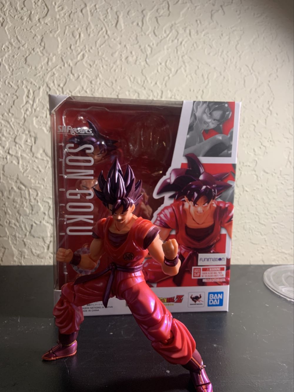 Tamashii Nations S.H.Figuarts Son Goku (Kaio-ken) - Bandai (Dragon Ball Z) action figure collectible [Barcode 045557100179] - Main Image 4