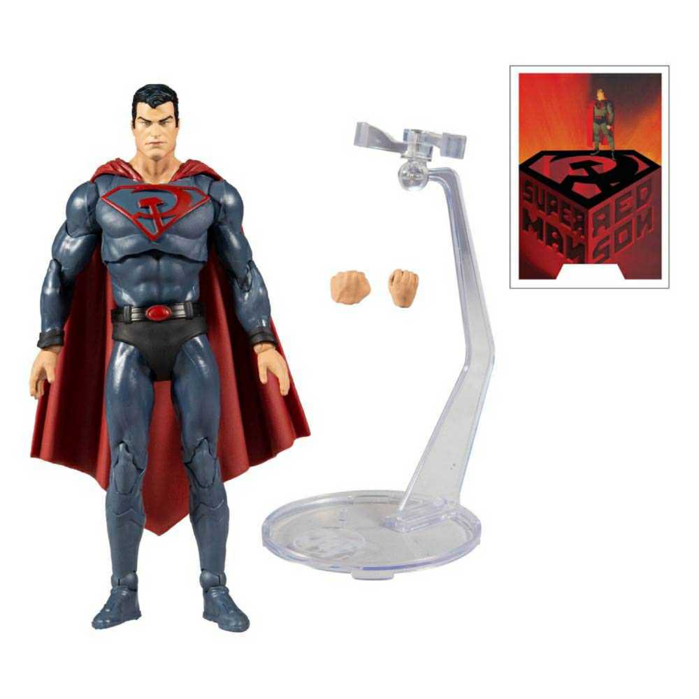 Superman - McFarlane Toys (Red Son) action figure collectible [Barcode 787926151336] - Main Image 3