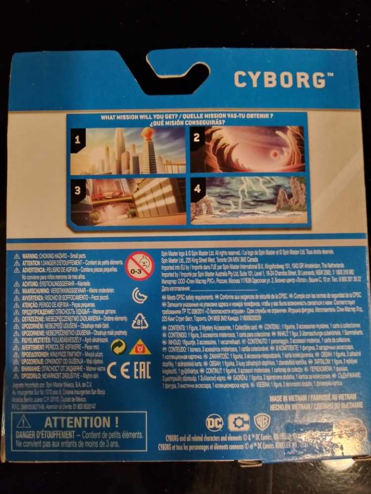 Cyborg - Spin Master (Heroes Unite) action figure collectible [Barcode 778988299432] - Main Image 2