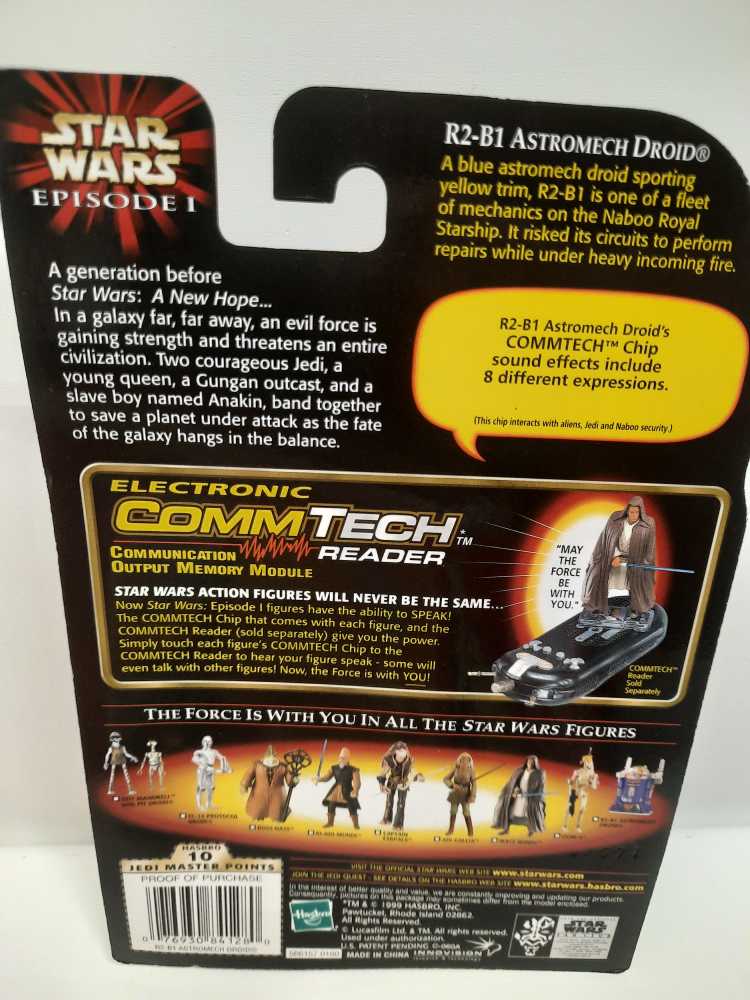 R2-B1 Astromech Droid - Hasbro (Star Wars: Episode I – The Phantom Menace) action figure collectible [Barcode 076930841280] - Main Image 2