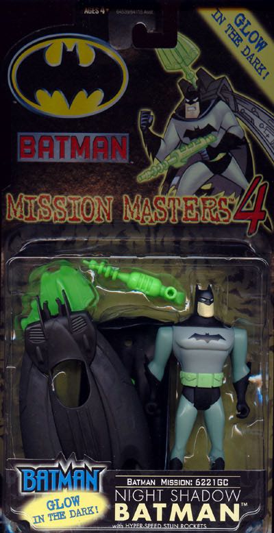 Batman: The New Batman Adventures Mission Masters 4 Deluxe Shadow Copter Batman Action Figure  (Batman) action figure collectible [Barcode 076930645390] - Main Image 2