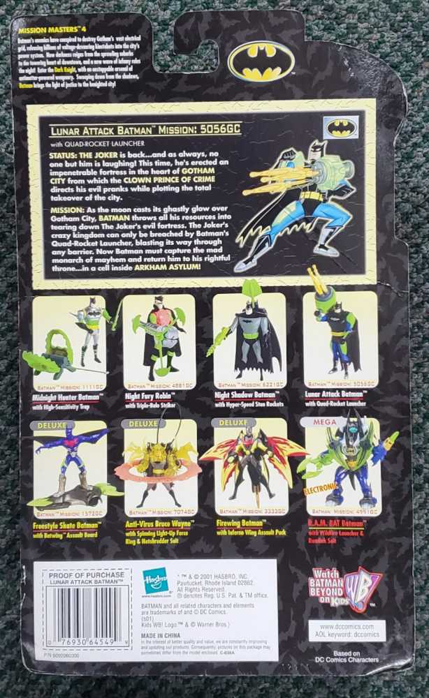 Batman: The New Batman Adventures Mission Masters 4 Lunar Attack Batman Action Figure  (Batman) action figure collectible [Barcode 076930645499] - Main Image 2