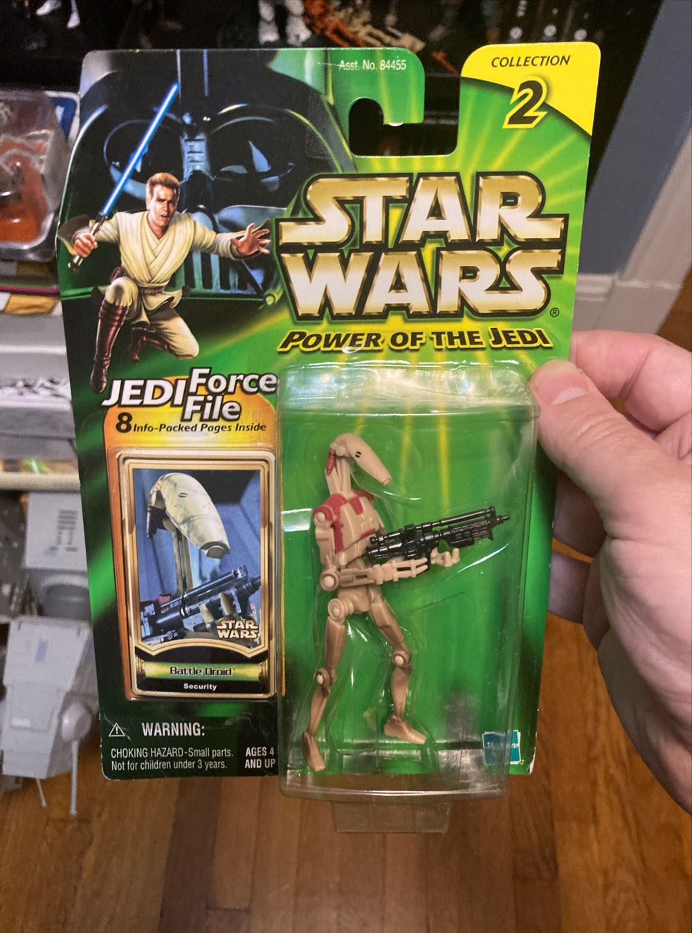 Battle Droid (Security) - Hasbro ( POTJ ) (Power Of The Jedi ( 2000 - 2002 )) action figure collectible [Barcode 076930842492] - Main Image 4