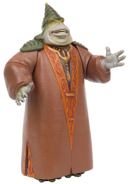 Carded Signed. Power Of The Jedi. Boss Nass.  Signed Brain Blessed - Hasbro (Star Wars Power Of The Jedi) action figure collectible [Barcode 076930844731] - Main Image 3