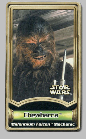 Chewbacca (Millennium Falcon Mechanic) - Hasbro (Star Wars - Power Of The Jedi) action figure collectible [Barcode 076930845776] - Main Image 4