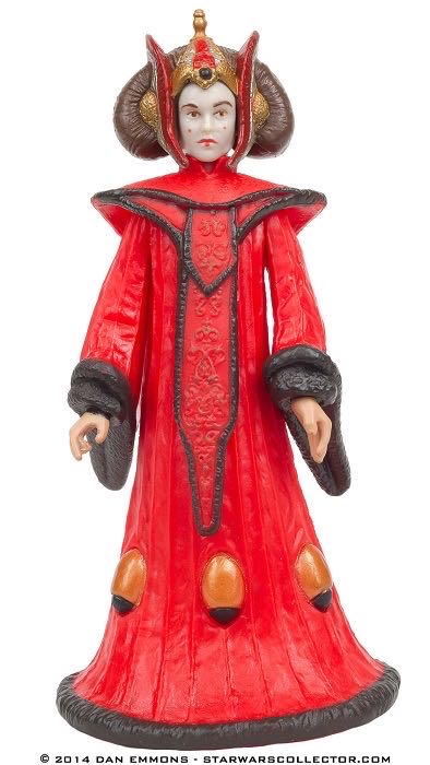 Queen Amidala (Theed Invasion) - Hasbro (Star Wars - Power Of The Jedi) action figure collectible [Barcode 076930845677] - Main Image 3