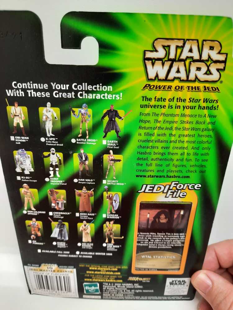 Saesee Tiin (Jedi Master) Power Of The Jedi - Hasbro (Star Wars - Power Of The Jedi) action figure collectible [Barcode 076930845691] - Main Image 2
